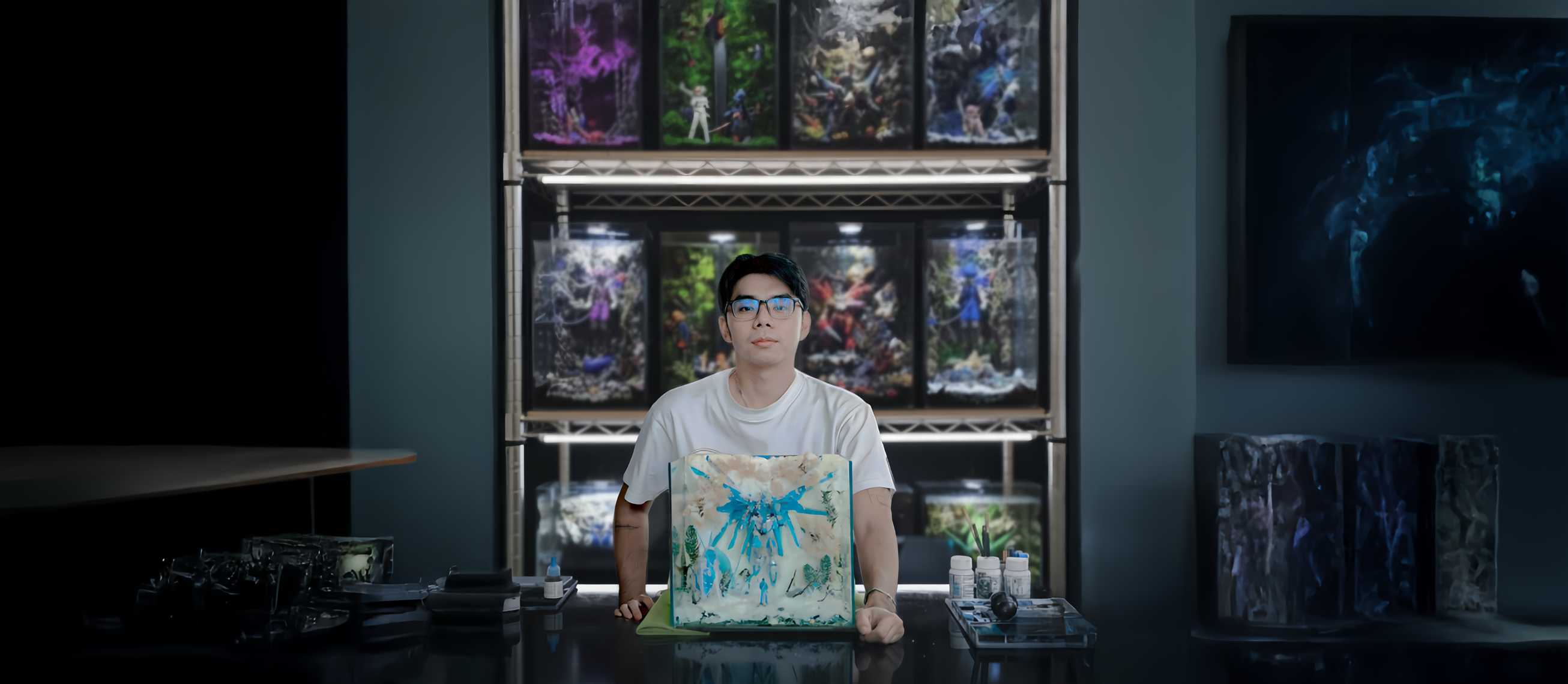 Hồ thủy sinh nghệ thuật 3AE Space Lab